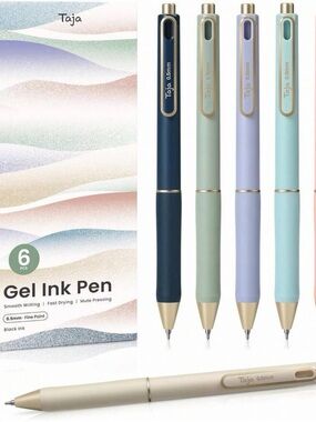 Taja 6 PCS Gel Ink Pen